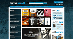 Desktop Screenshot of guitarpark.cz