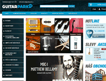 Tablet Screenshot of guitarpark.cz